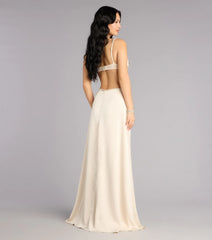 Marybelle Satin A-Line Formal Dress