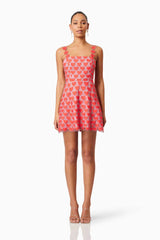 Heartthrob Mini Dress In Red