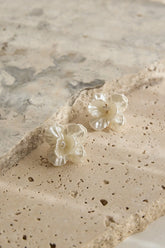 Maxine Orchid Earrings Pearl