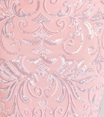 Claire Lace-Up Sequin Mermaid Dress