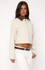 You Told Me Jacket Beige
