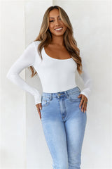    BASE Second Skin Long Sleeve Bodysuit White