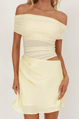 Lorely Off-Shoulder Mini Dress Butter