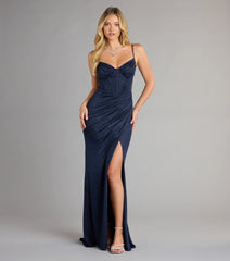 Gwen Glitter Corset Mermaid Formal Dress