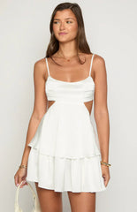Bianca White Mini Dress
