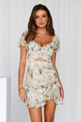 Flutters In My Belly Dress Green