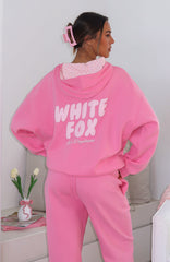 Daydreamers Nadia Oversized Hoodie Bubblegum